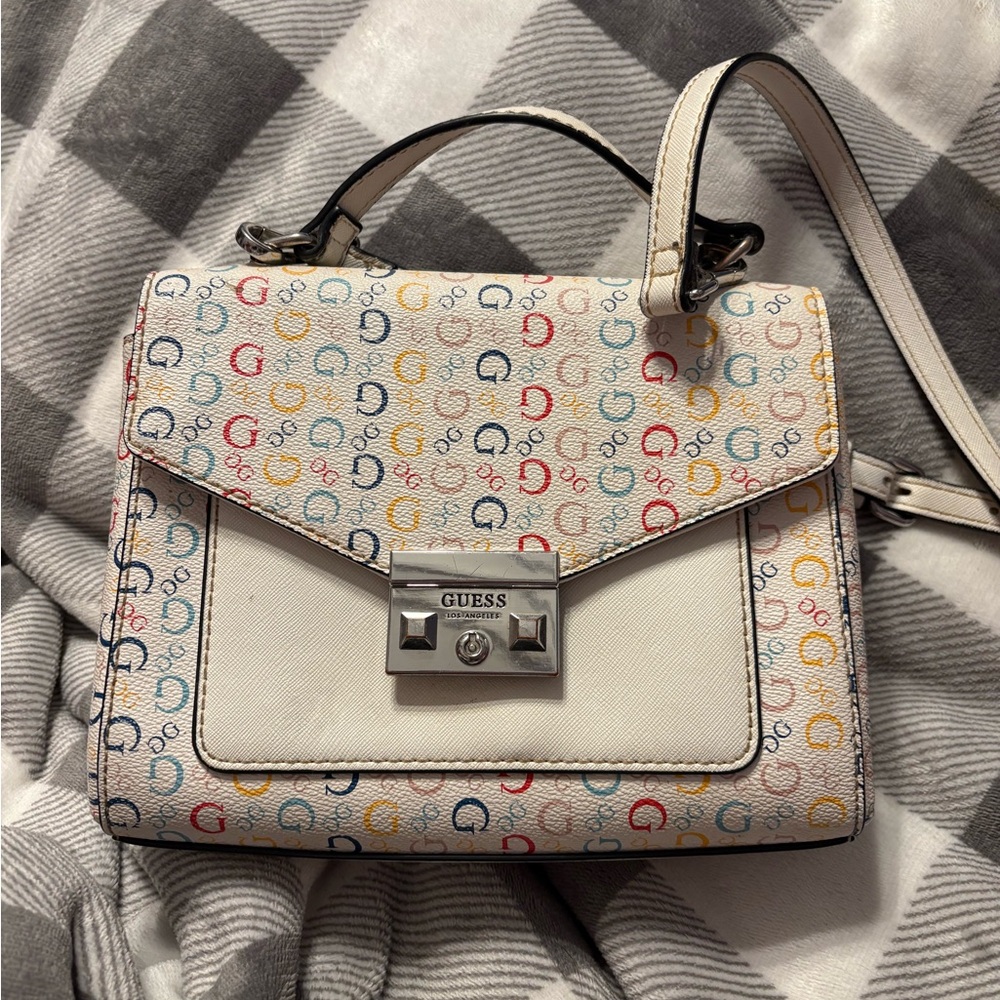 GUESS Multicolor Logo Crossbody Bag